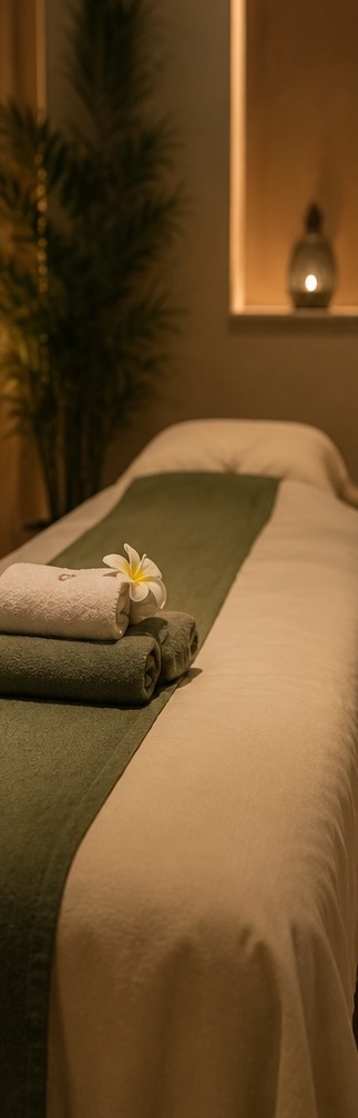 Private massage treatment room in downtown Vancouver